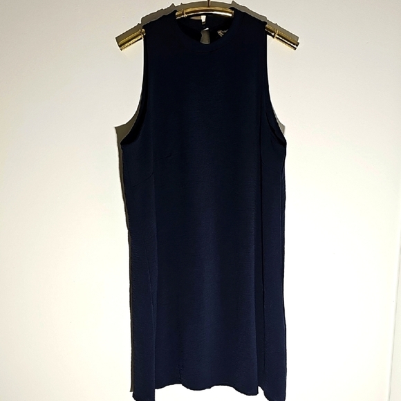 Betsey's Boutique ShopSleeveless Navy Haulter Dress. Size XL. completly Lined. - Picture 1 of 10